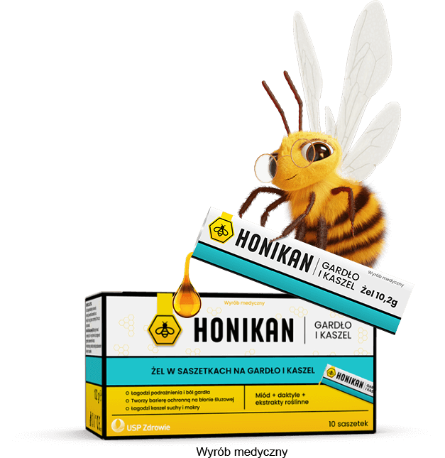 Produkt: Honikan Gardło I Kaszel Żel 